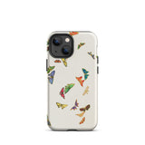 Rainbow Butterflies - Kamisaka Sekka Phone Case Iphone 13 Mini / Matte Butterfly-patterned, Chō Senshu, Meiji-era Artistic Revolution