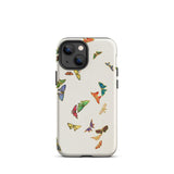 Rainbow Butterflies - Kamisaka Sekka Phone Case Iphone 13 Mini / Matte Butterfly-patterned Phone Case Kamisaka Sekka, Chō Senshu, Meiji-era