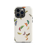 Rainbow Butterflies - Kamisaka Sekka Phone Case Iphone 13 Pro / Matte Butterfly-patterned Phone Case Kamisaka Sekka, Chō Senshu, Meiji-era