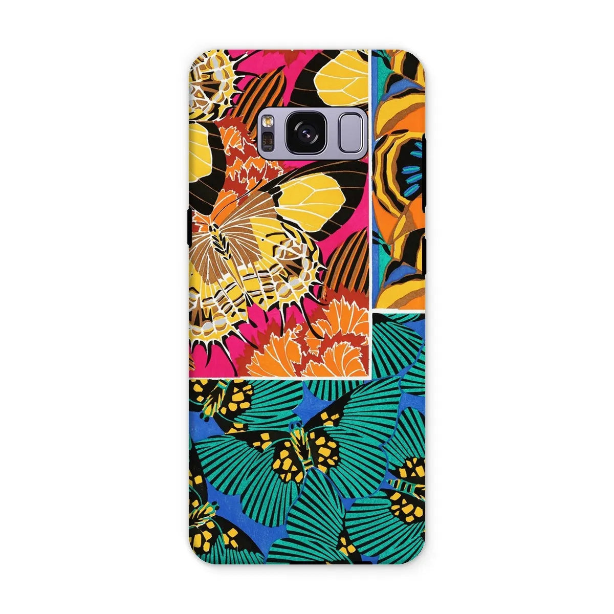 Rainbow Butterfly Aesthetic Art Phone Case - E.a. Seguy - Samsung Galaxy S8 Plus / Matte - Mobile Phone Cases