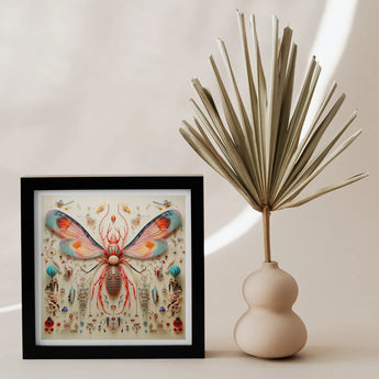 Rainbow Rover - Surreal Alien Taxonomy Art Print / Canvas, Rainbow Rover, Alien Species Taxonomy, Xenobiological Artistry