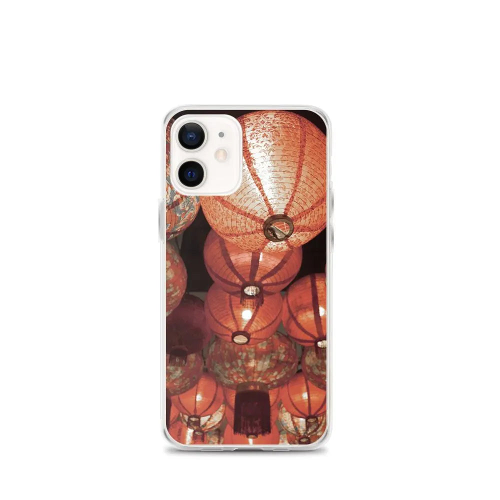 Raise The Red Lanterns - Designer Travels Art Iphone Case - Iphone 12 Mini - Mobile Phone Cases - Aesthetic Art