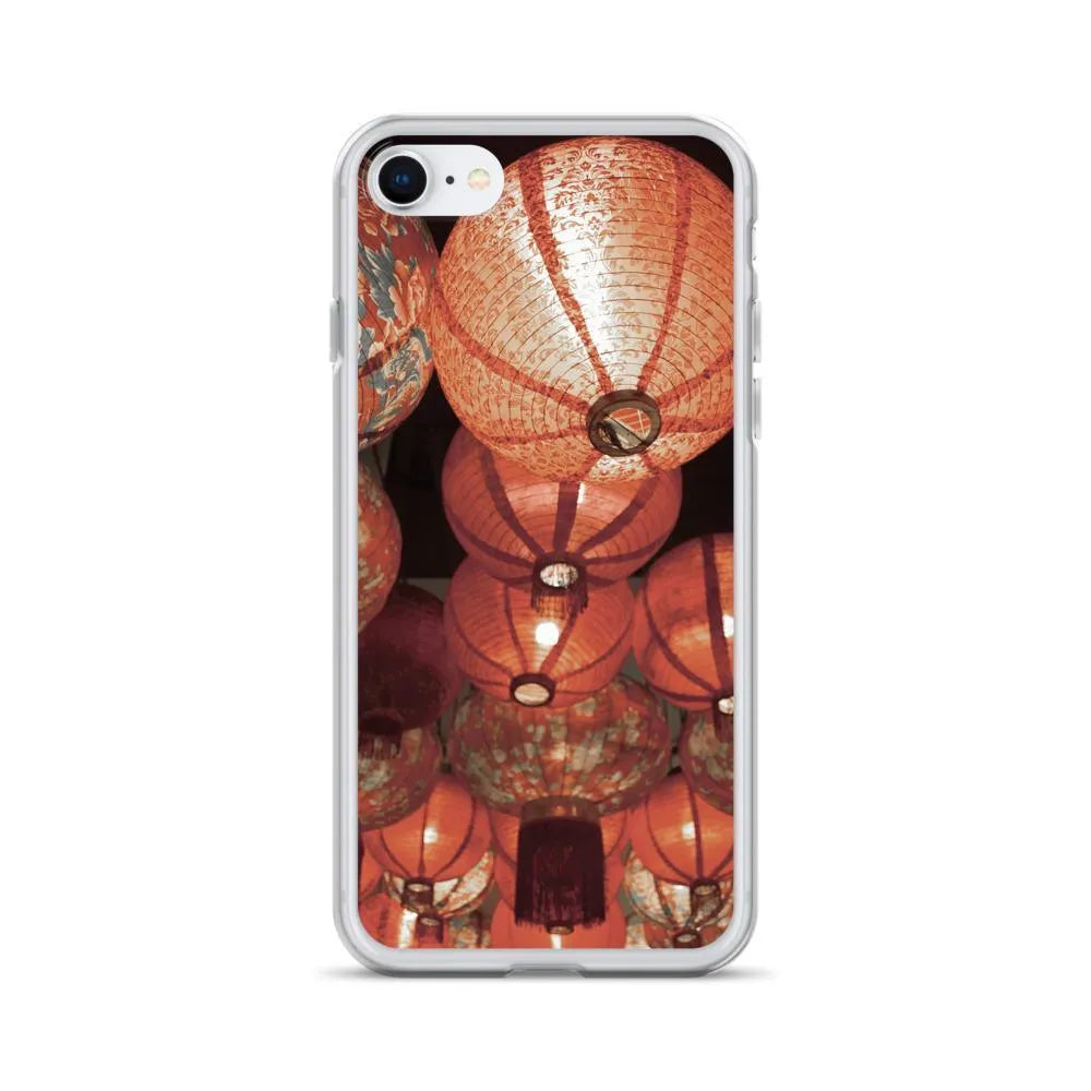 Raise The Red Lanterns - Designer Travels Art Iphone Case - Iphone Se - Mobile Phone Cases - Aesthetic Art