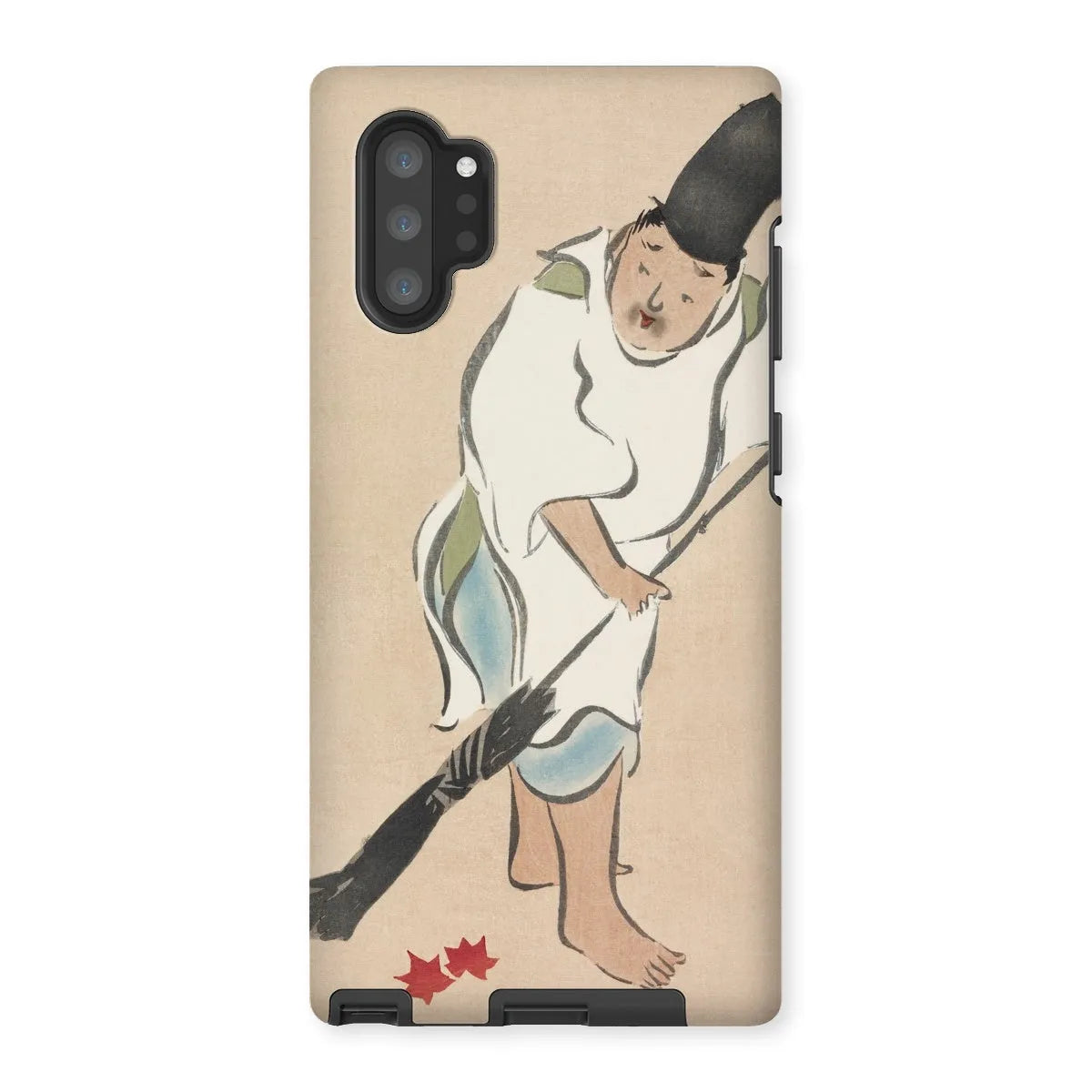 Raking - Japanese Rinpa Art Phone Case - Kamisaka Sekka - Samsung Galaxy Note 10p / Matte - Mobile Phone Cases