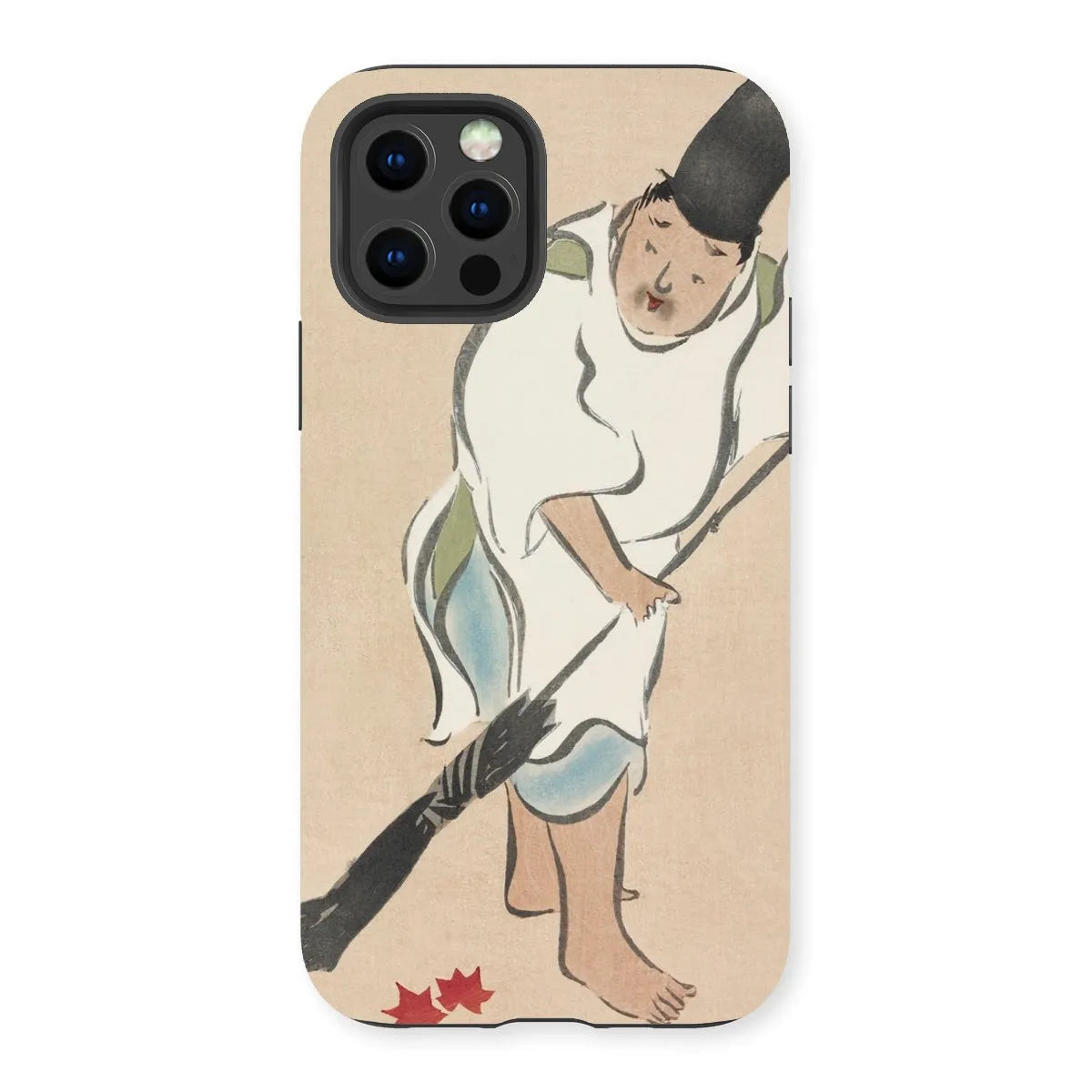 Raking - Japanese Rinpa Art Phone Case - Kamisaka Sekka - Iphone 13 Pro / Matte - Mobile Phone Cases - Aesthetic Art