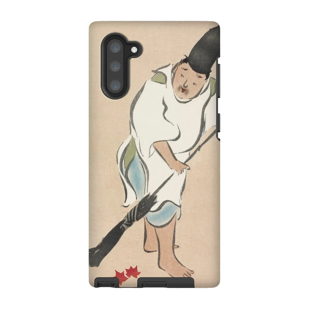 Raking - Japanese Rinpa Art Phone Case - Kamisaka Sekka - Samsung Galaxy Note 10 / Matte - Mobile Phone Cases
