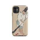 Raking Kamisaka Sekka Rinpa Art Iphone Case, 11 / Matte, Phone Case Japanese Art