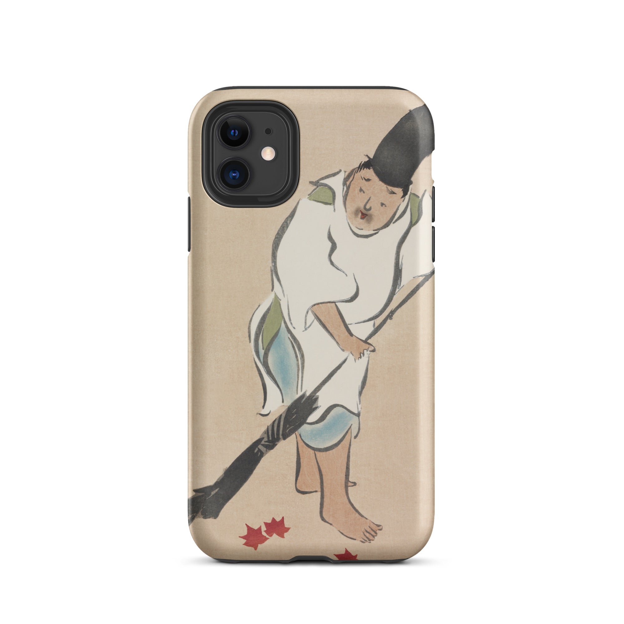 Raking Kamisaka Sekka Rinpa Art Iphone Case, 11 / Matte, Phone Case Japanese Art