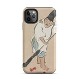 Raking - Kamisaka Sekka Rinpa Art Iphone Case, 11 Pro Max / Matte, Phone Case Japanese Art
