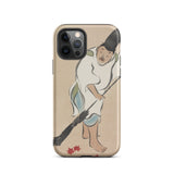 Raking - Kamisaka Sekka Rinpa Art Iphone Case, 12 Pro / Matte, Japanese Art Phone Case