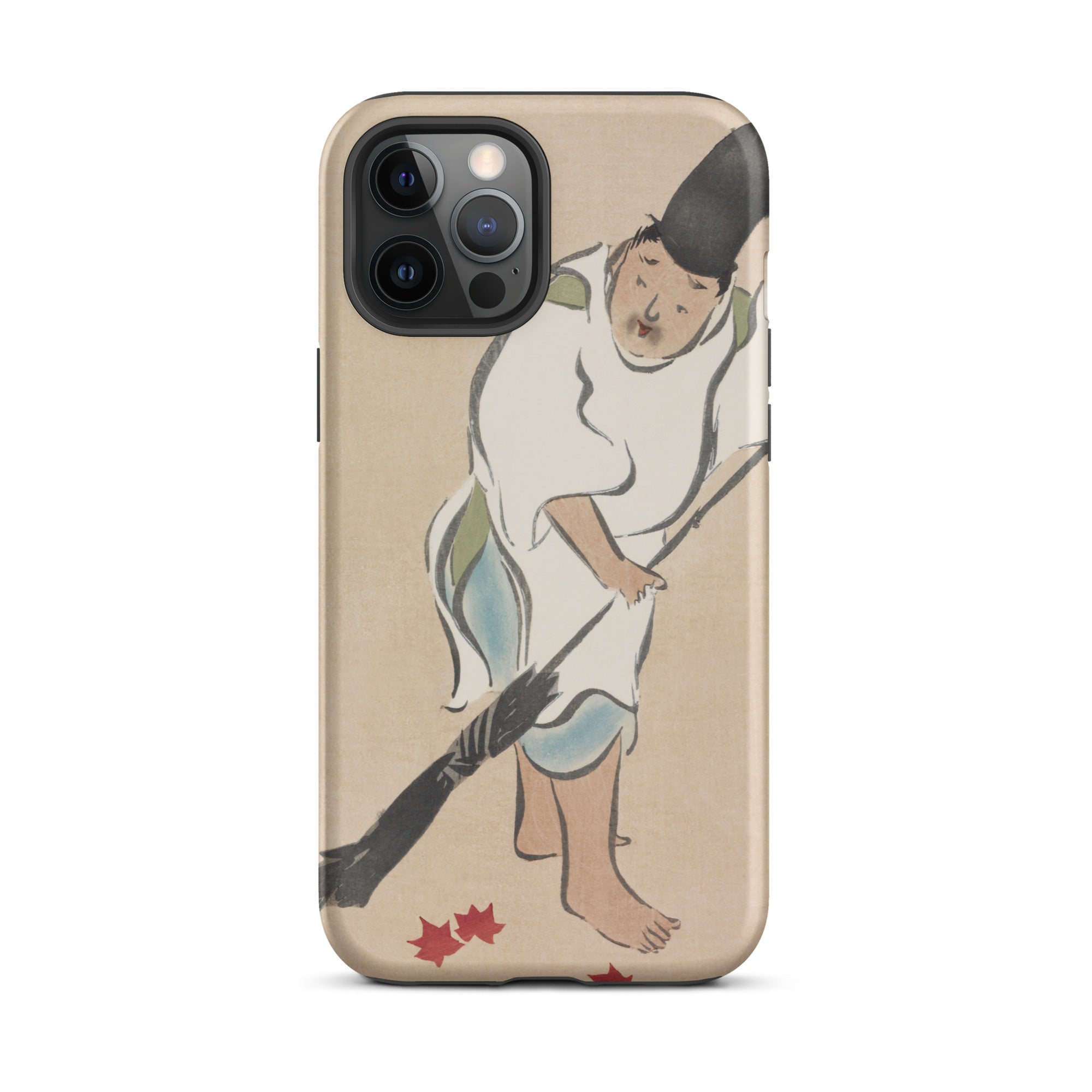 Raking Kamisaka Sekka Rinpa Art Iphone Case, 12 Pro Max / Matte, Phone Case Japanese Art