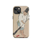 Raking - Kamisaka Sekka Rinpa Art Iphone Case, 13 / Matte, Smartphone Case Japanese Art Print