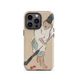 Raking - Kamisaka Sekka Rinpa Art Iphone Case, 13 Pro / Matte, Phone Case Japanese Art