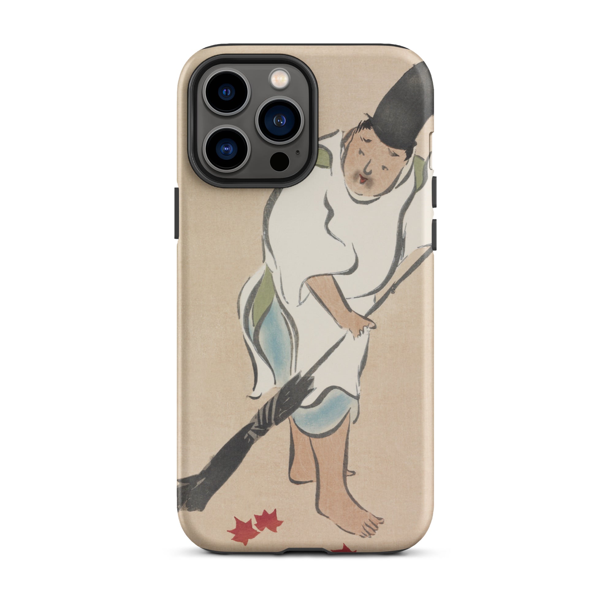 Raking Kamisaka Sekka Rinpa Art Iphone Case, 13 Pro Max / Matte, Phone Case Japanese Art