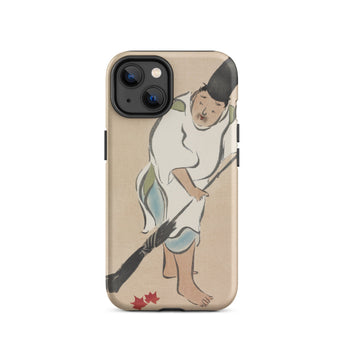 Raking - Kamisaka Sekka Rinpa Art Iphone Case, 14 / Matte, Phone Case Japanese Art