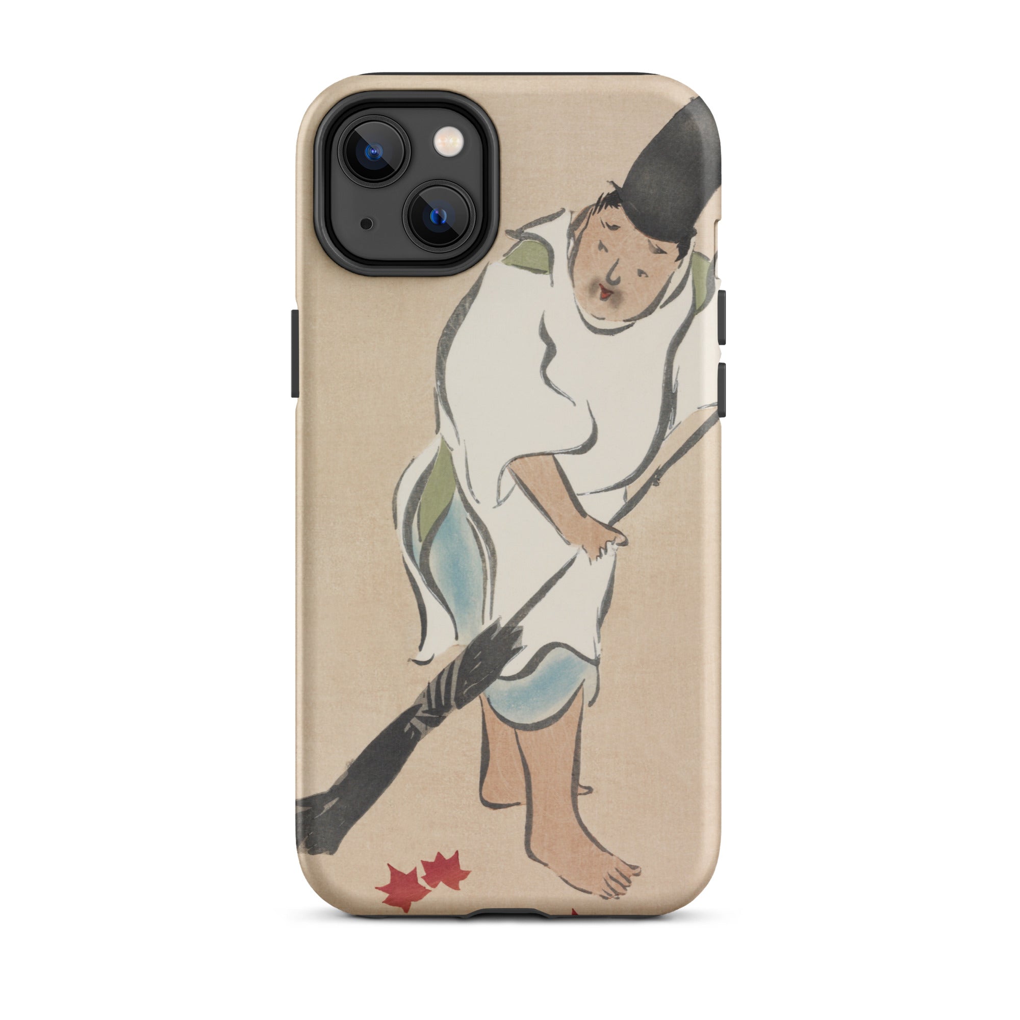 Raking Kamisaka Sekka Rinpa Art Iphone Case, 14 Plus / Matte, Phone Case Japanese Art