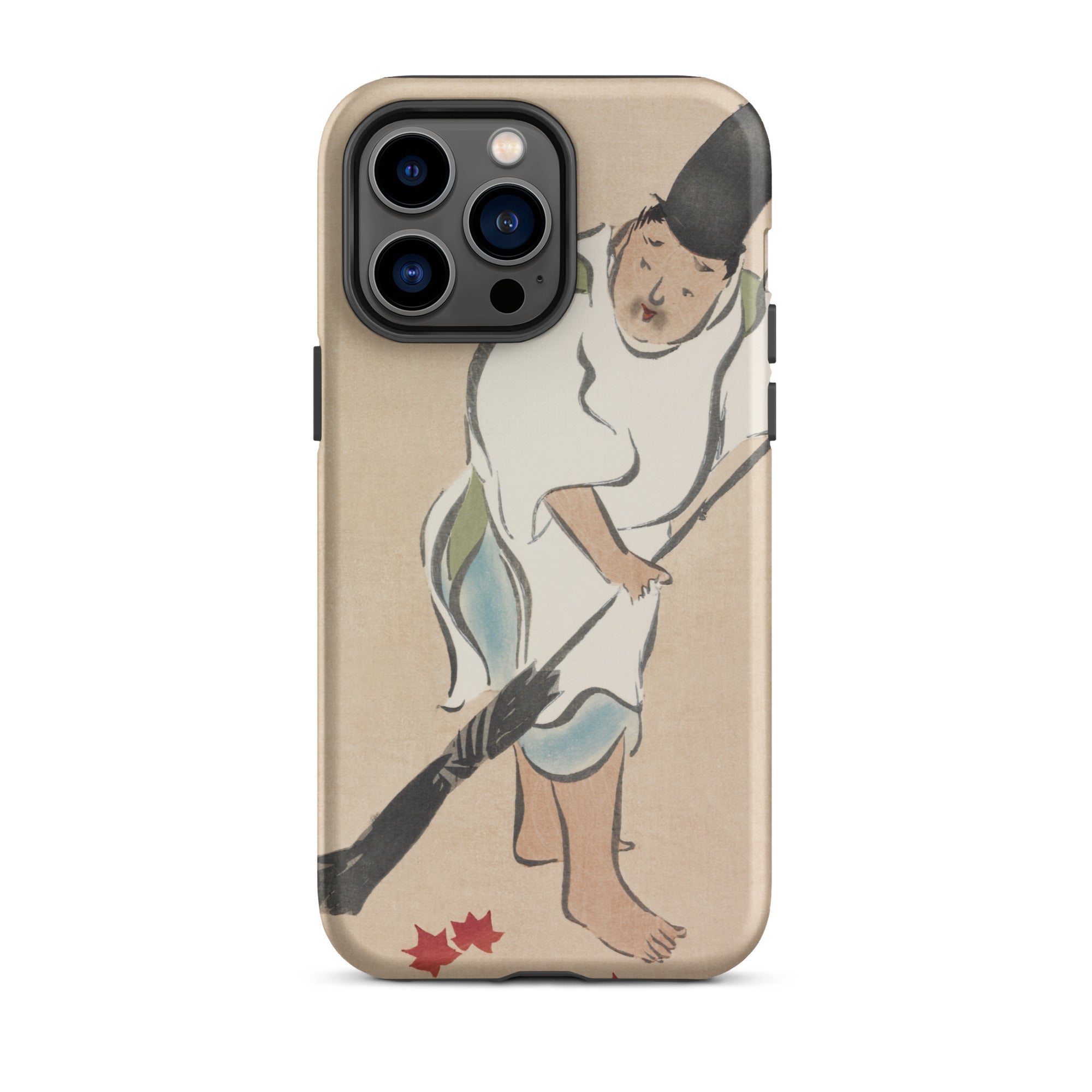 Raking Kamisaka Sekka Rinpa Art Iphone Case, 14 Pro Max / Matte, Phone Case Japanese Art Design