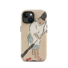 Raking Kamisaka Sekka Rinpa Art Iphone Case, 15 / Matte, Phone Case Japanese Art