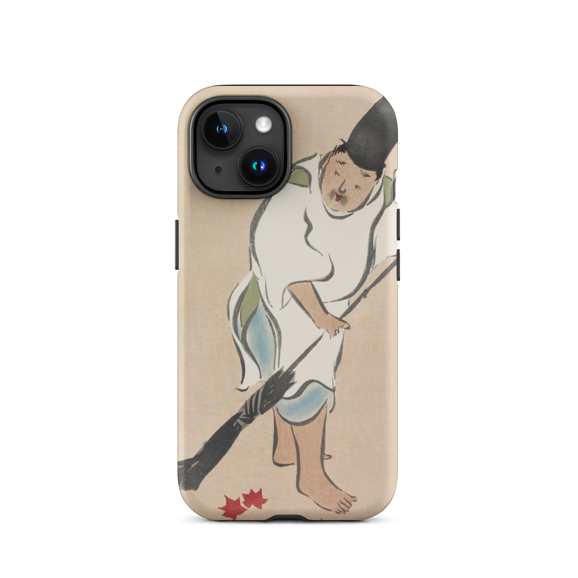 Raking Kamisaka Sekka Rinpa Art Iphone Case, 15 / Matte, Phone Case Japanese Art
