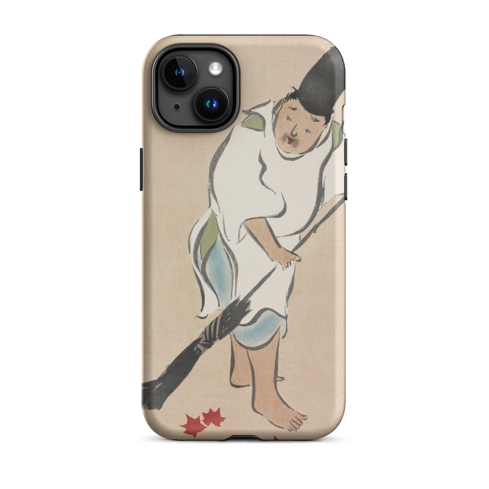 Raking Kamisaka Sekka Rinpa Art Iphone Case, 15 Plus / Matte, Phone Case Japanese Art