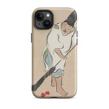 Raking - Kamisaka Sekka Rinpa Art Iphone Case, 15 Plus / Matte, Phone Case Japanese Art