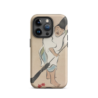Raking - Kamisaka Sekka Rinpa Art Iphone Case, 15 Pro / Matte, Phone Case Japanese Art