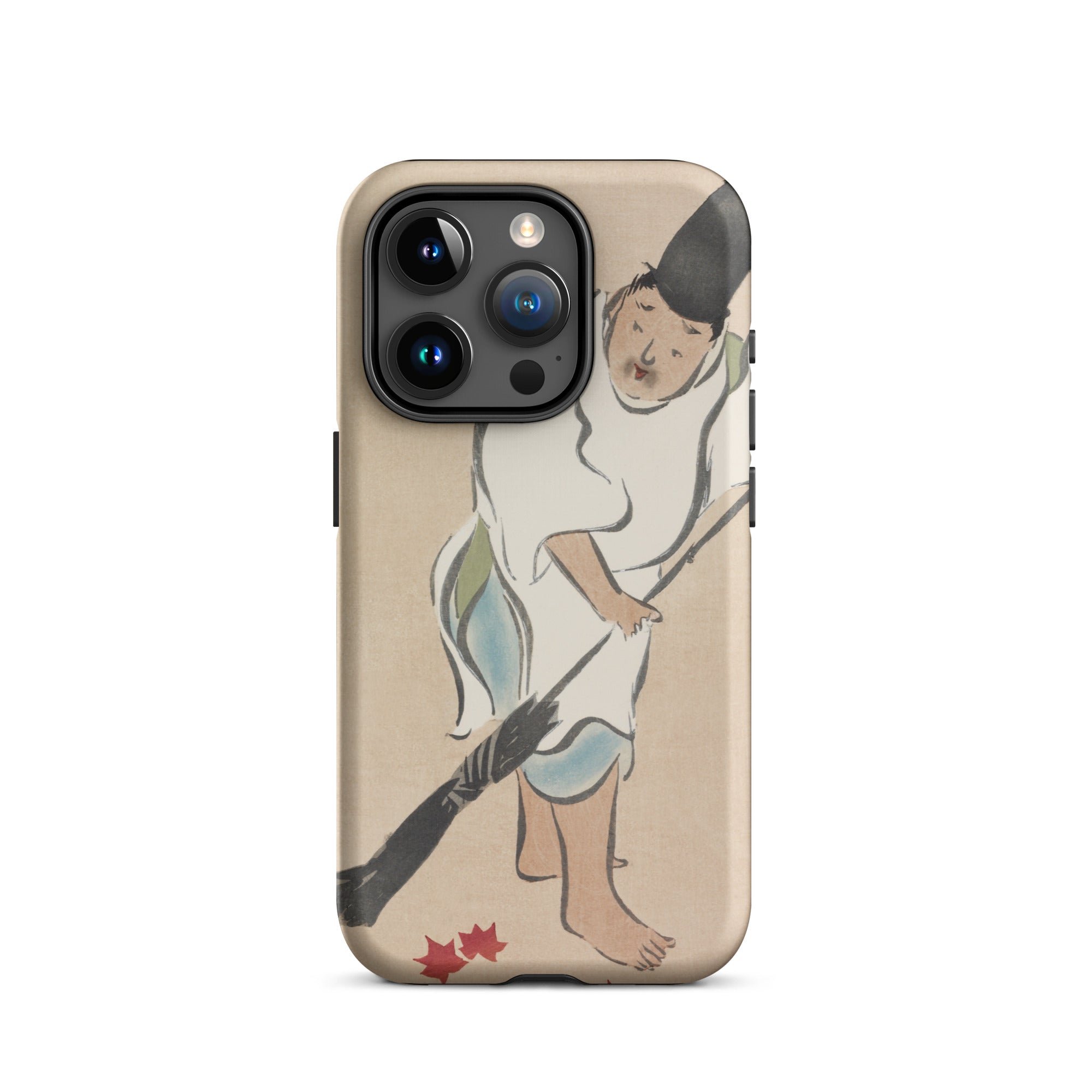 Raking Kamisaka Sekka Rinpa Art Iphone Case, 15 Pro / Matte, Phone Case Japanese Art