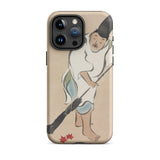 Raking - Kamisaka Sekka Rinpa Art Iphone Case, 15 Pro Max / Matte, Iphone Case Japanese Art