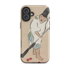 Raking Kamisaka Sekka Rinpa Art Iphone Case, 16 Plus / Matte, Phone Case Japanese Art