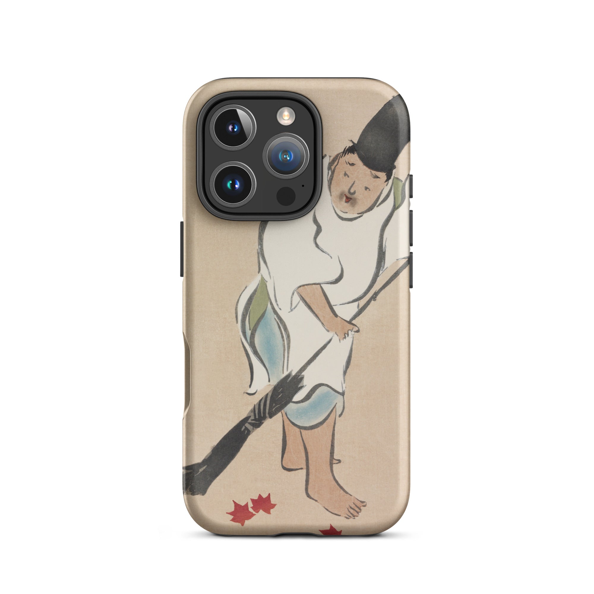 Raking Kamisaka Sekka Rinpa Art Iphone Case, 16 Pro / Matte, Phone Case Japanese Art