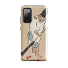 Raking Kamisaka Sekka Rinpa Art Samsung Case, Galaxy S20 Fe / Matte, Phone Case Traditional Japanese Style Illustration Person Fallen Leaves