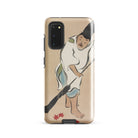 Raking Kamisaka Sekka Rinpa Art Samsung Case, Galaxy S20 / Matte, Smartphone Case Traditional Japanese Style Illustration Person Fallen