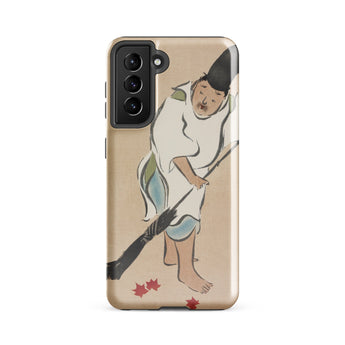 Raking - Kamisaka Sekka Rinpa Art Samsung Case, Galaxy S21 Fe / Matte, Smartphone Case Traditional Japanese-style Illustration Person