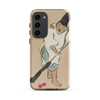 Raking - Kamisaka Sekka Rinpa Art Samsung Case, Galaxy S23 Plus / Matte, Smartphone Case Traditional Japanese-style Illustration Person