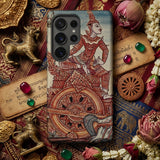 Rama’s Chariot - Thai Ramayana Mural Phone Case, Mobile Cases, Toby Leon
