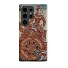 Rama’s Chariot Thai Ramayana Mural Samsung Case, Galaxy S24 Ultra / Matte, Phone Case Traditional Southeast Asian Art Style Depiction