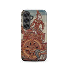 Rama’s Chariot Thai Ramayana Mural Samsung Case, Galaxy S25 / Matte, Phone Case Traditional Thai Style Illustration Figure Chariot