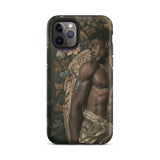 Raziel - Gay Black Angel Art Iphone Case, 11 Pro / Matte, Phone Case Shirtless Man Design
