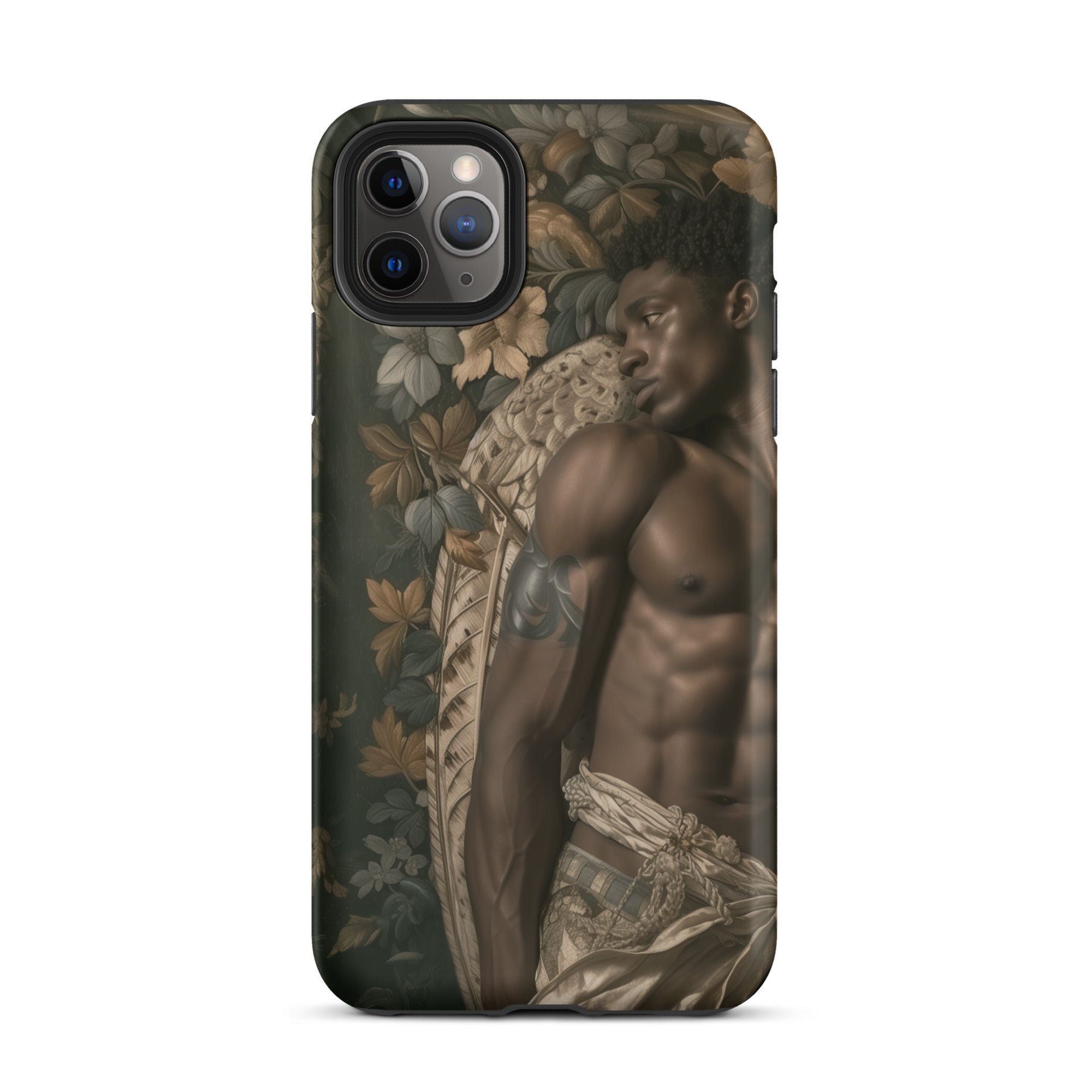 Raziel Gay Black Angel Art Iphone Case, 11 Pro Max / Matte, Phone Case Classical Art Design