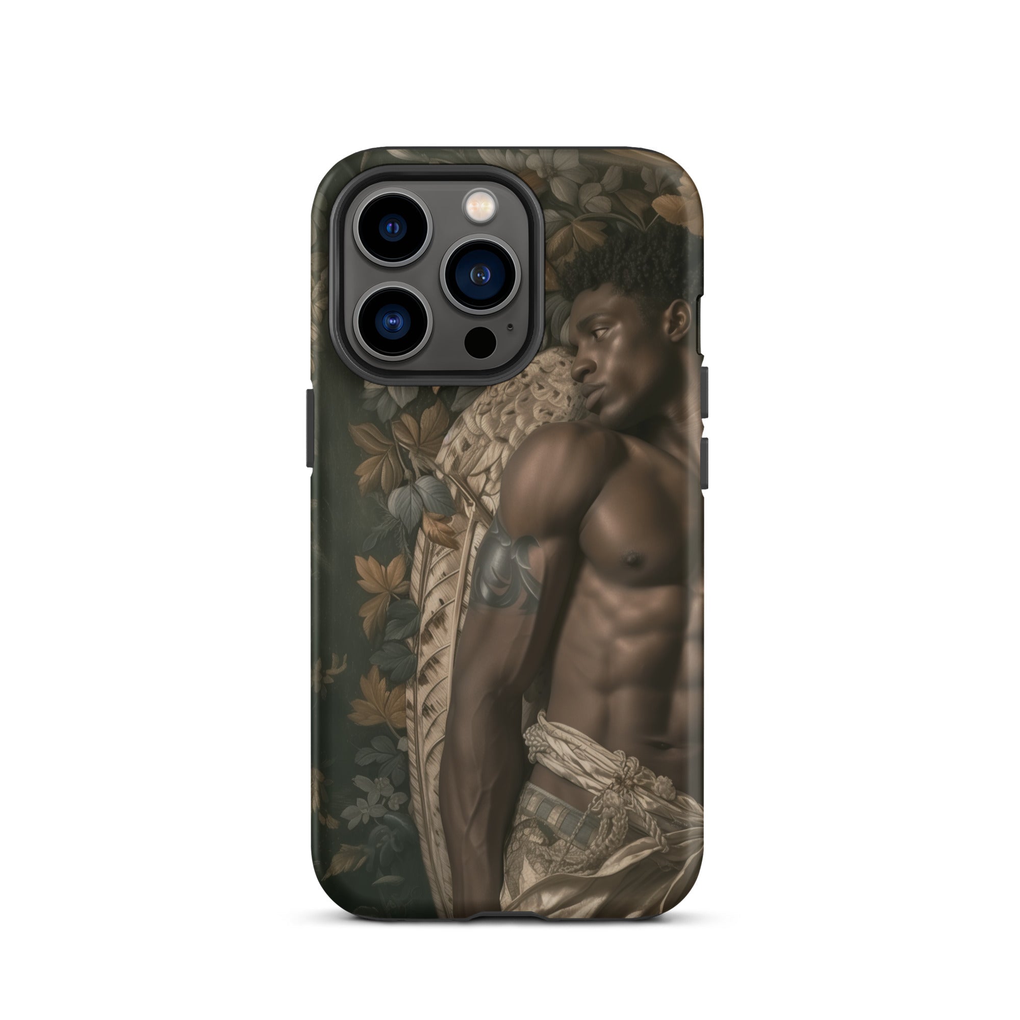 Raziel Gay Black Angel Art Iphone Case, 13 Pro / Matte, Artistic Phone Case