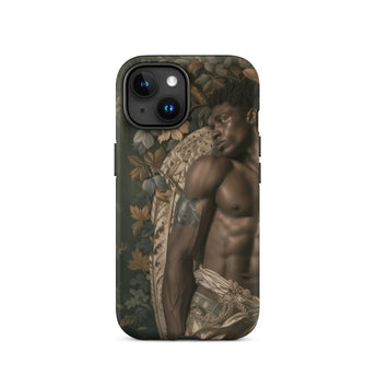 Raziel - Gay Black Angel Art Iphone Case, 15 / Matte, Artistic Phone Case