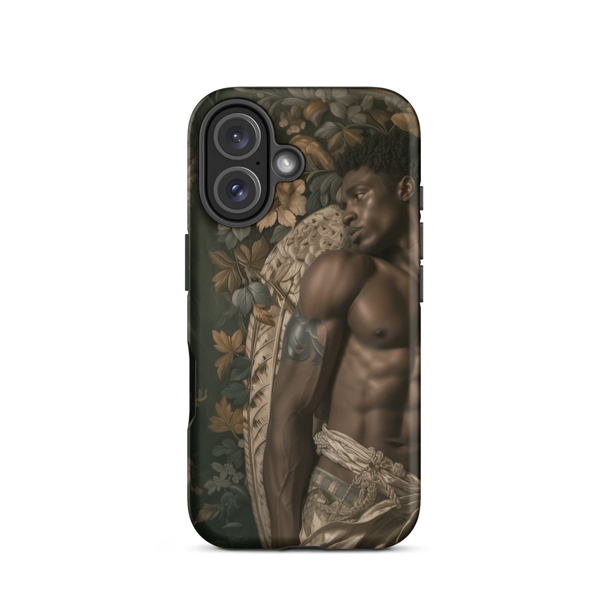 Raziel Gay Black Angel Art Iphone Case, 16 / Matte, Artistic Phone Case