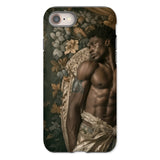 Raziel - Gay Black Angel Art Iphone Case, 8 / Matte, Phone Case Artistic Portrait Photograph Floral Wallpaper Elements