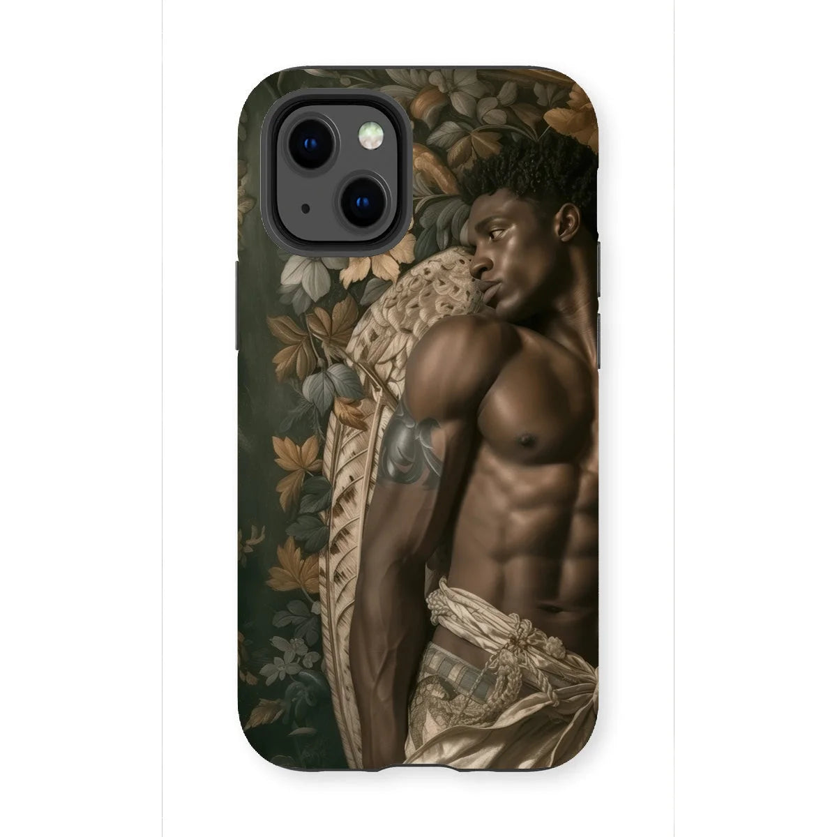 Raziel - Gay Black Angel Art Iphone Case 13 Mini / Matte Mobile Phone Cases