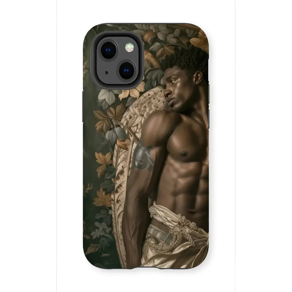 Raziel - Gay Black Angel Art Iphone Case - 13 Mini / Matte