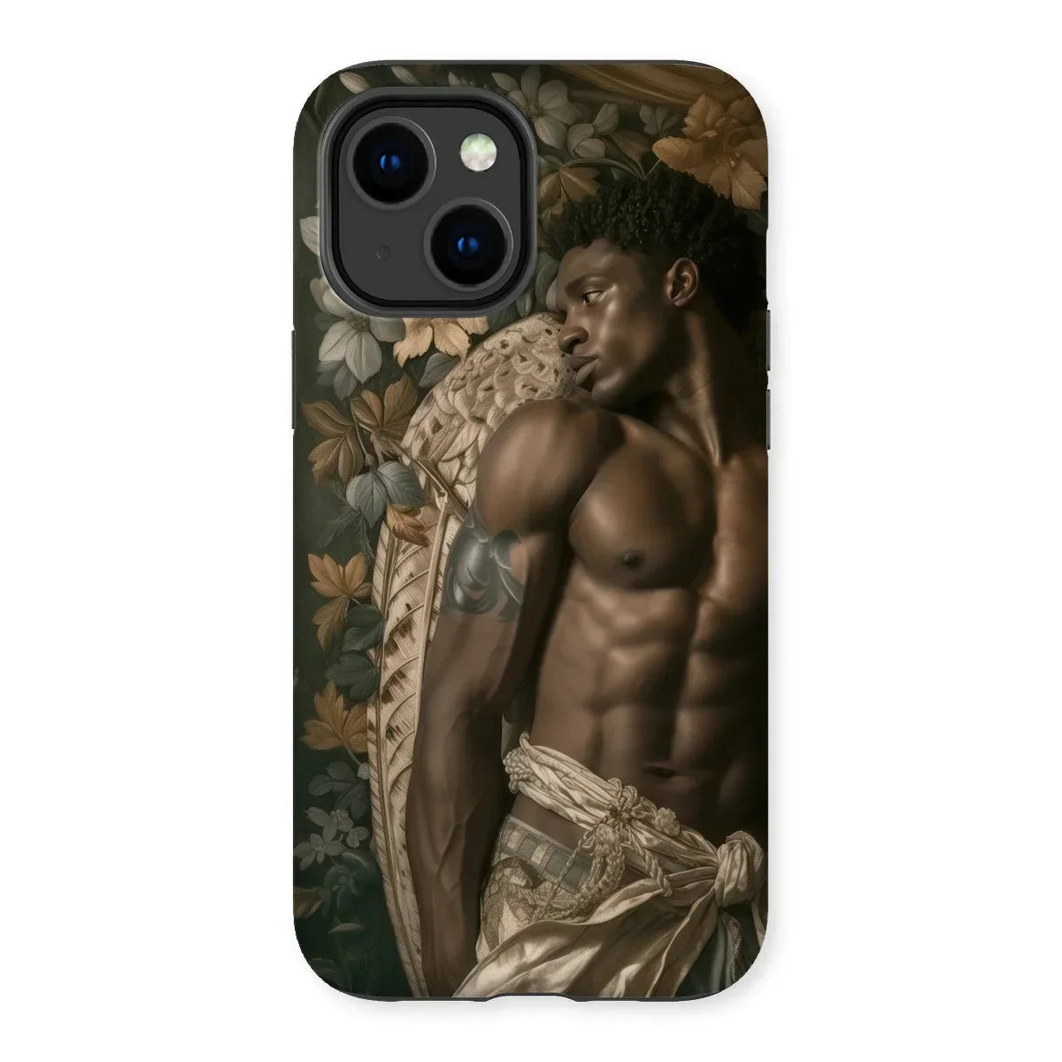 Raziel - Gay Black Angel Art Iphone Case - 14 Plus / Matte