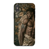 Raziel - Gay Black Angel Art Iphone Case, Xs / Matte, Phone Case Artistic Portrait Classical Renaissance-style Aesthetics