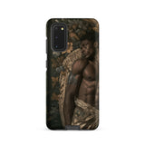 Raziel - Gay Black Angel Art Samsung Case, Galaxy S20 / Matte, Black Smartphone Case Classical Painting Man