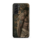 Raziel Gay Black Angel Art Samsung Case, Galaxy S21 Plus / Matte, Black Smartphone Case Dark Classical Painting Man Athletic