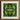 Square-framed Artwork Symmetrical Kaleidoscopic Pattern Vibrant Green Leaves Hypnotic Botanical Print, Alien Emerald Dreamscape, Trippy